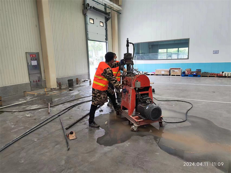 静宁厂房地面下沉塌陷注浆加固施工